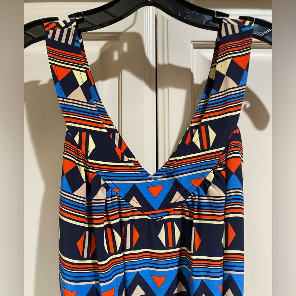 Marc by Marc Jacobs gorgeous blue, red and white silk dress - Picture 4 of 13
